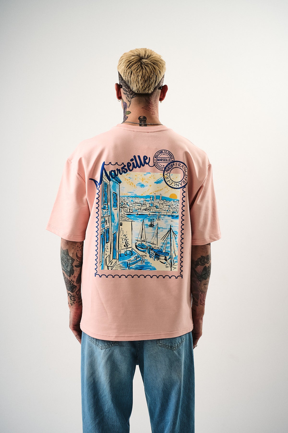 T-shirt Marseille Rose
