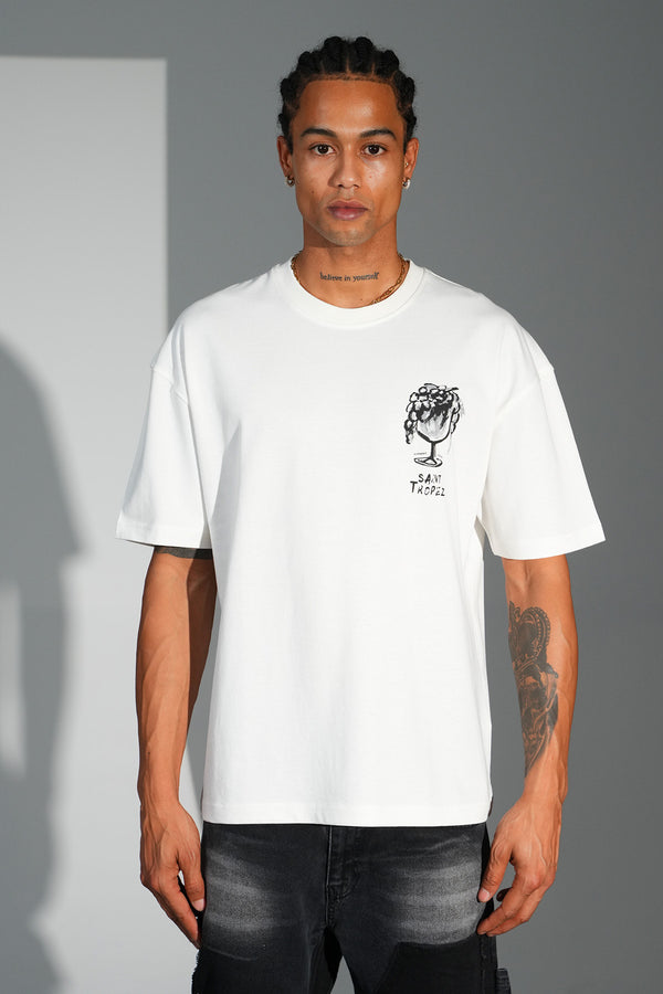 T-shirt Saint Tropez Blanc