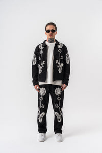 Ensemble Hallstarz Print Noir/Blanc
