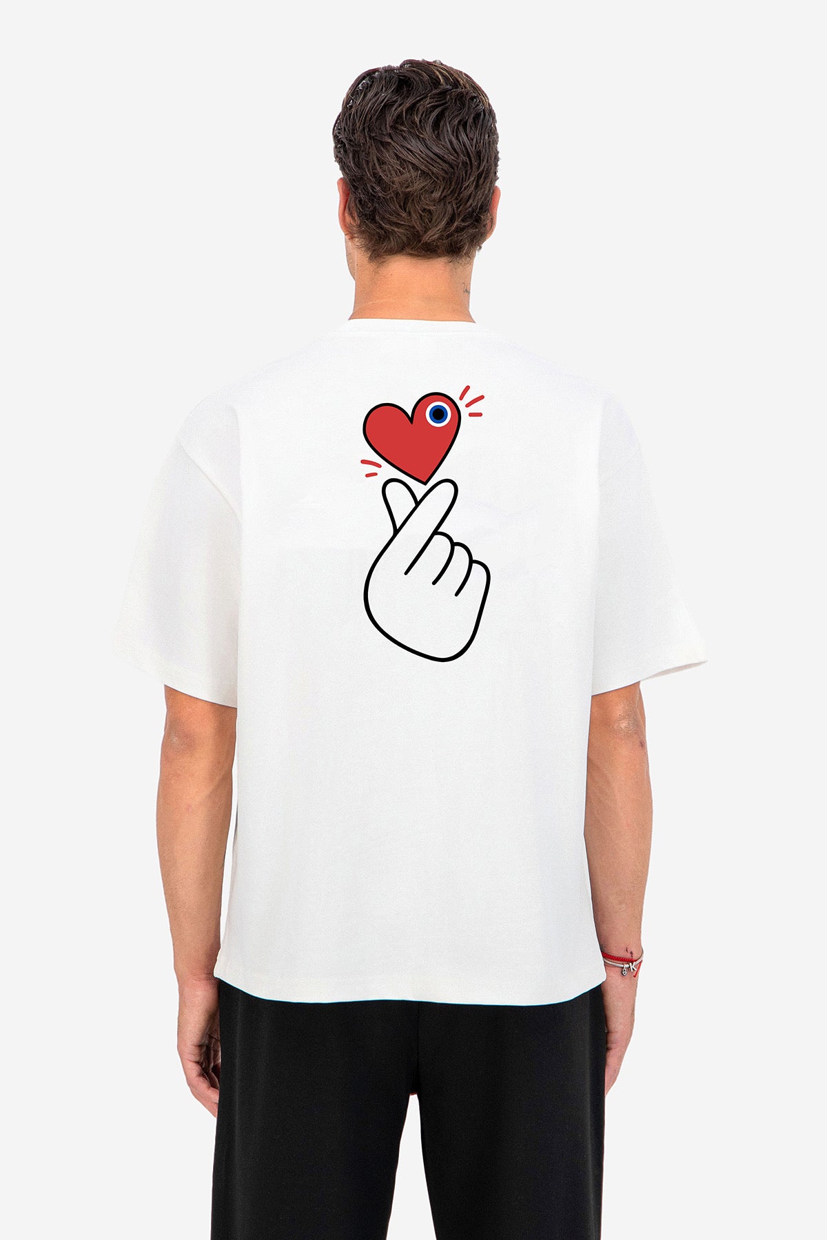 T-shirt Heart Blanc