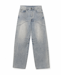 Jean Baggy Washed Bleu