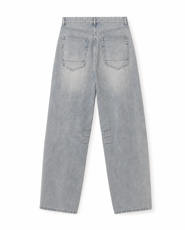 Jean Baggy Washed Bleu