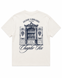 T-shirt Librairy Blanc