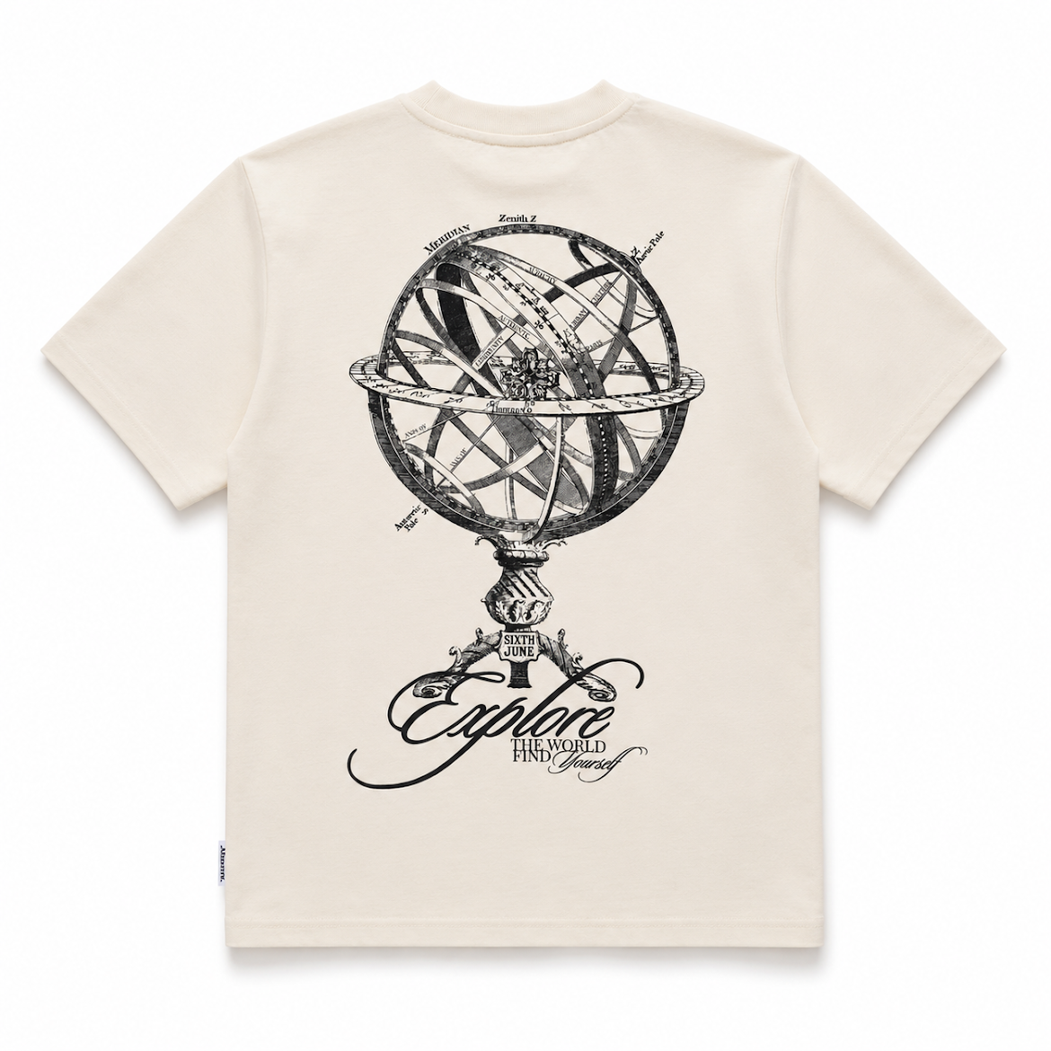 T-shirt Explore Crème