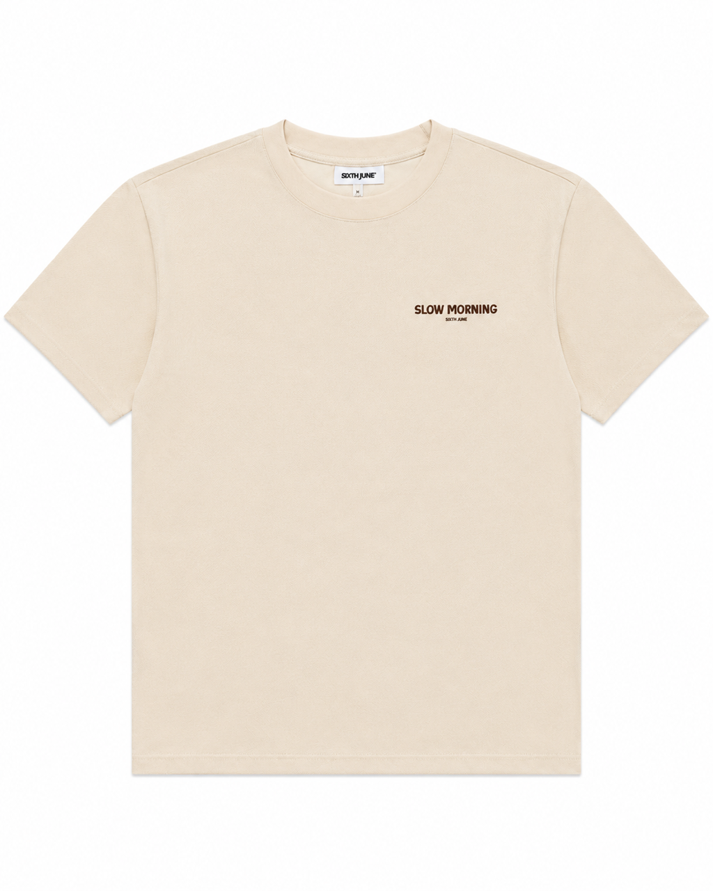 T-shirt Chapter Slow Morning Noir/Blanc