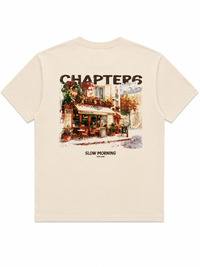 T-shirt Chapter Slow Morning Noir/Blanc