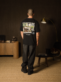 T-shirt Chapter Slow Morning Noir/Blanc
