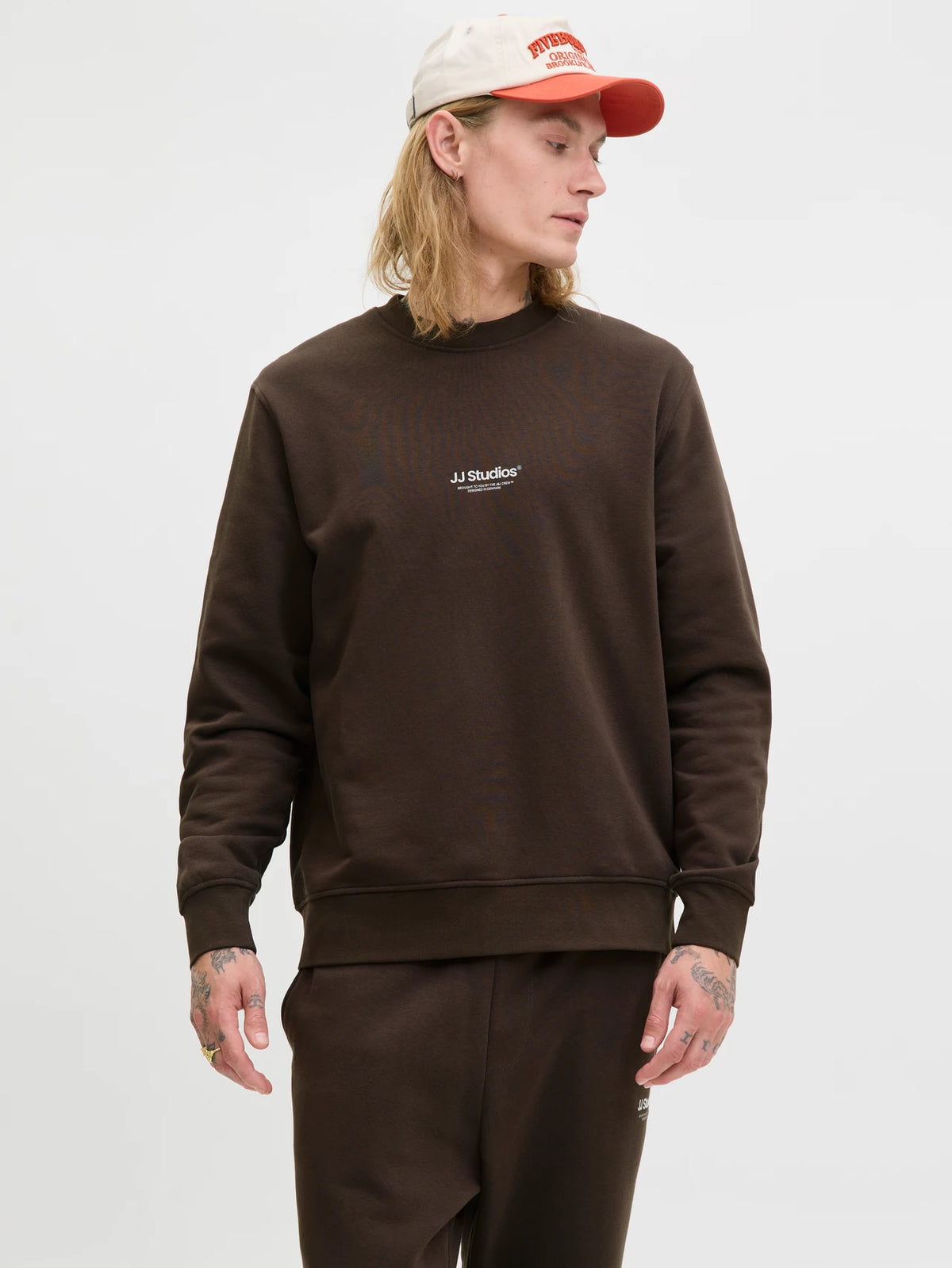 Sweat-shirt Originals Studio Beige/Vert/Marron/Noir