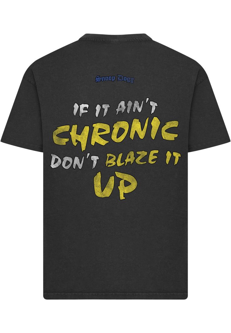 T-shirt Snoop Dogg Chronic Washeh Noir