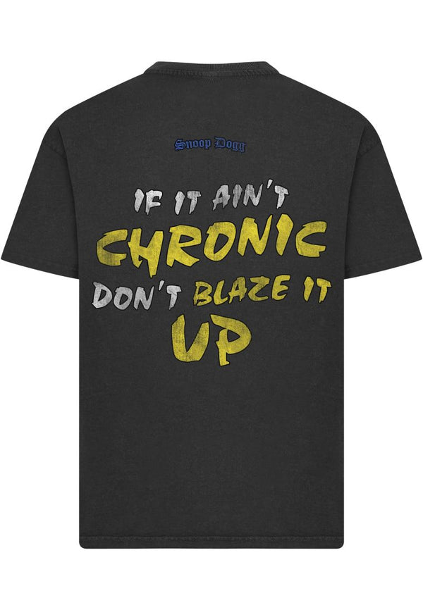 T-shirt Snoop Dogg Chronic Washeh Noir