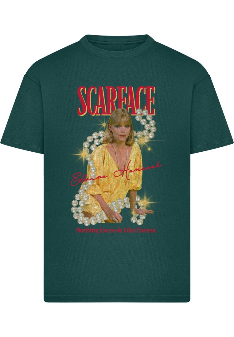 T-shirt Scarface Elvira Vintage Vert