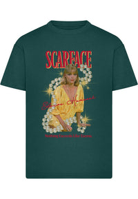 T-shirt Scarface Elvira Vintage Vert