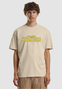 T-shirt Star Wars Mandalorian & Grogu Beige