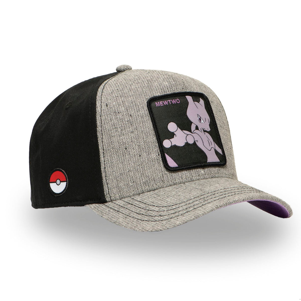 Casquette Trucker Mewtwo Pokemon Gris/Noir