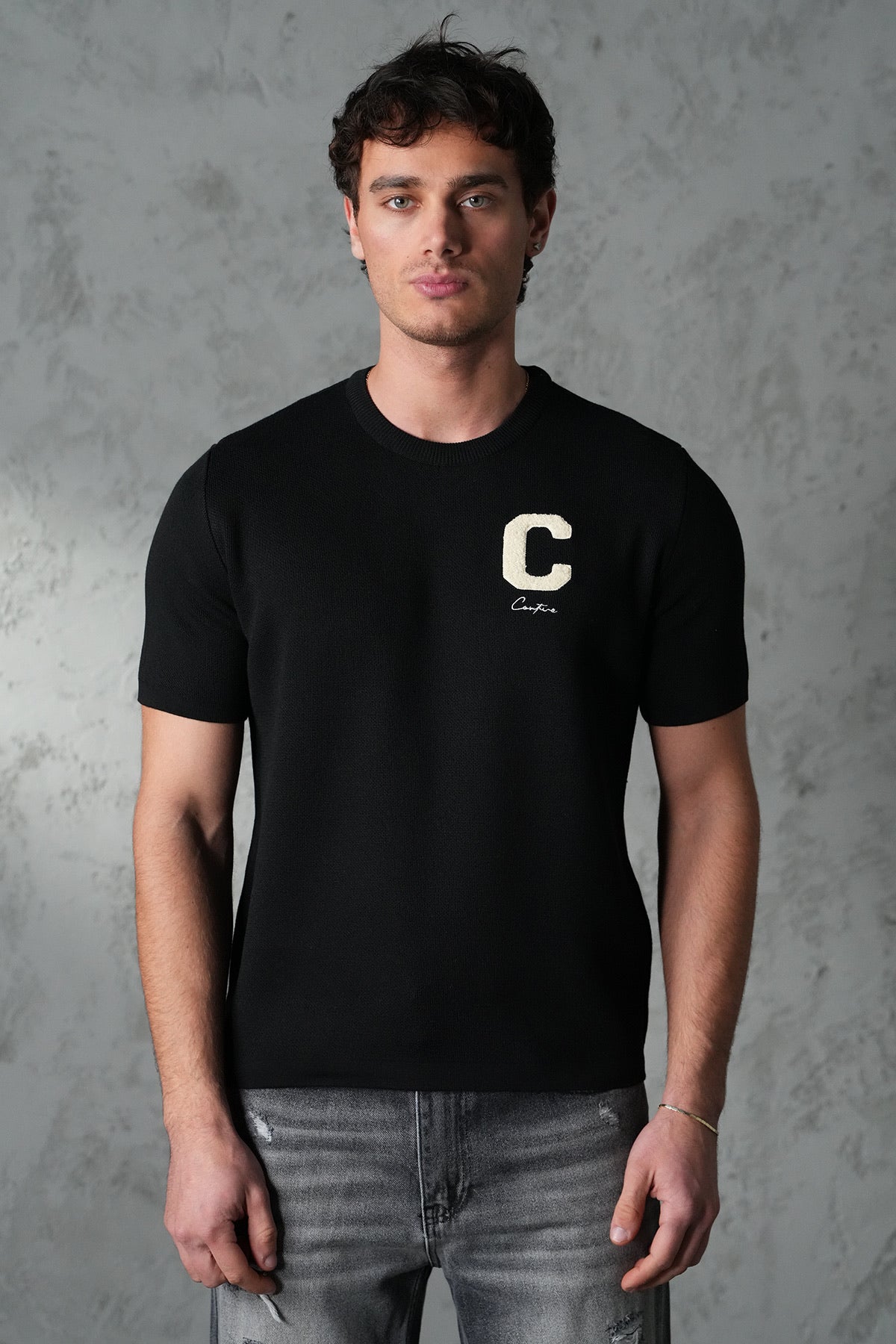 T-shirt Couture Noir
