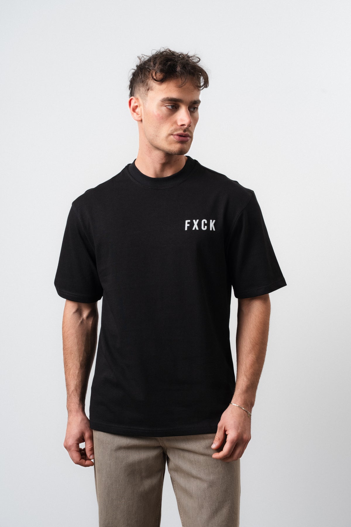 T-shirt FVCK Noir/Blanc