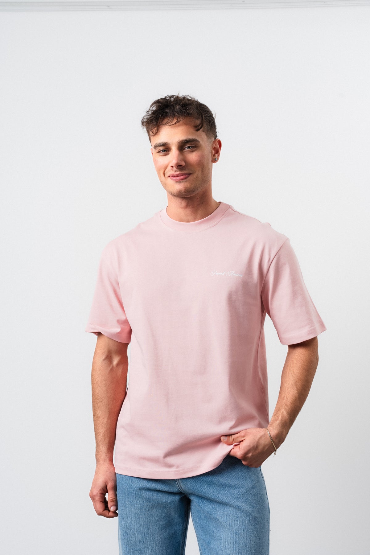 T-shirt Ferrari Bleu/Rose