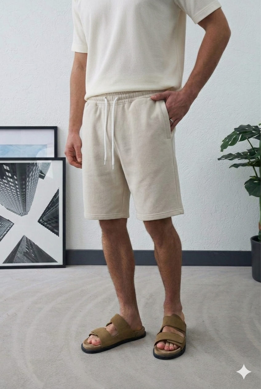 Short Basic Noir/Kaki/Beige