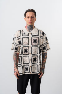 Chemise Summer 2k26 Blanc/Noir/Bleu