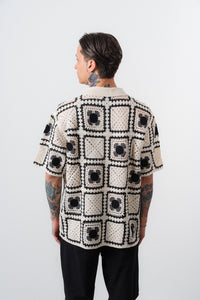 Chemise Summer 2k26 Blanc/Noir/Bleu