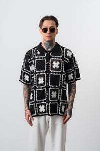 Chemise Summer 2k26 Blanc/Noir/Bleu