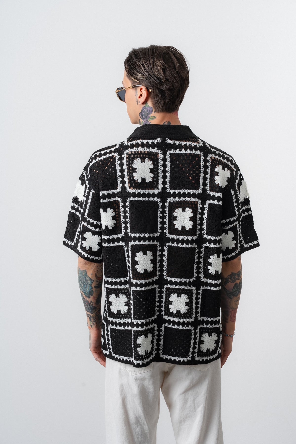 Chemise Summer 2k26 Blanc/Noir/Bleu