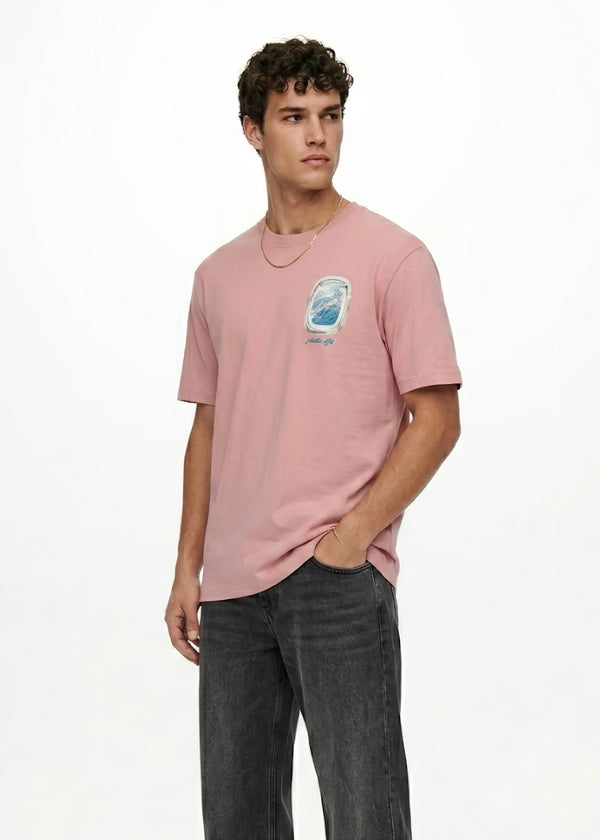 T-shirt Private Life Rose