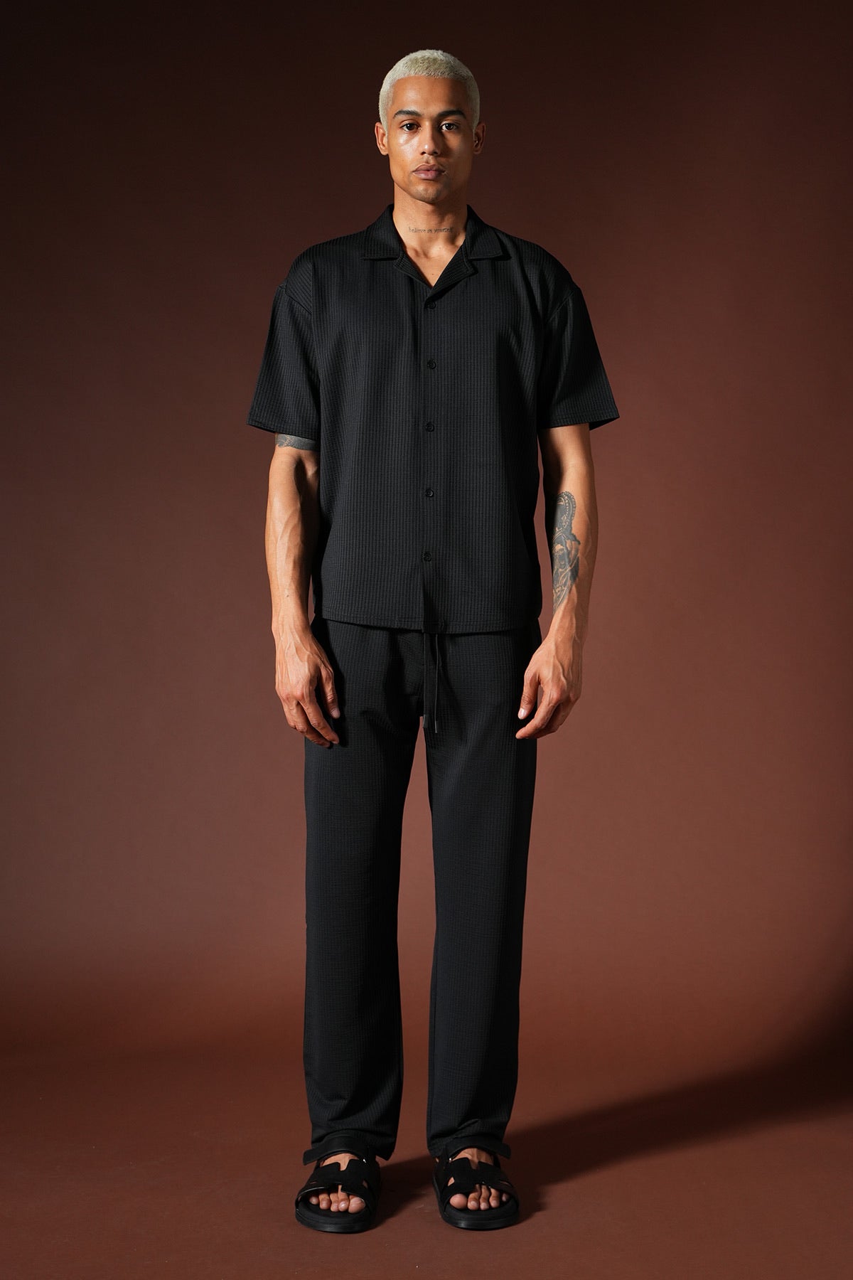 Ensemble Marron/Beige/Noir
