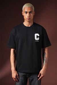 T-shirt Couture Blanc/Noir