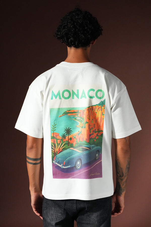 T-shirt Monaco Noir/Blanc
