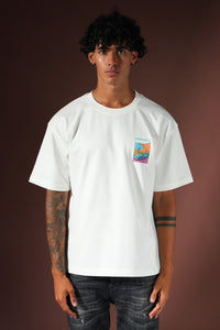 T-shirt Monaco Noir/Blanc