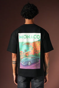 T-shirt Monaco Noir/Blanc