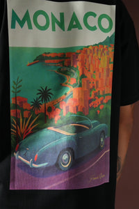 T-shirt Monaco Noir/Blanc