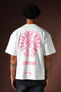 T-shirt Chrome Blanc