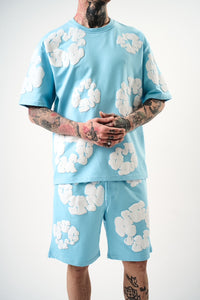 Short Flower Rose/Blanc/Noir/Mint/Bleu