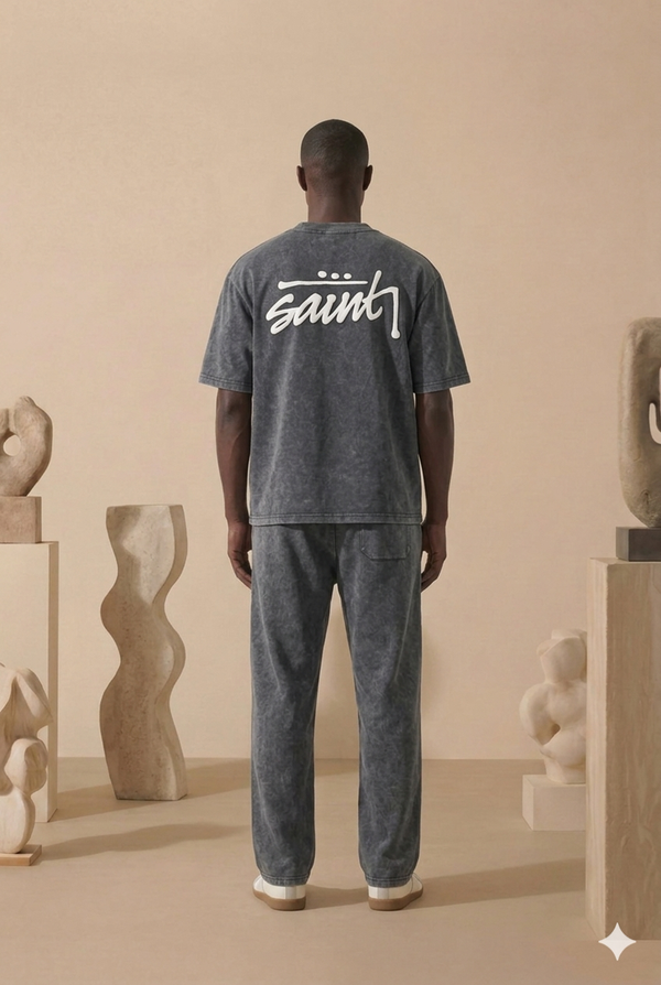 Pantalon Saints Washed Gris/Marron