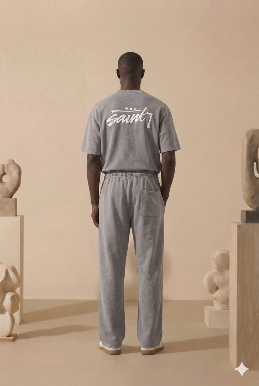 Pantalon Saints Washed Gris/Beige
