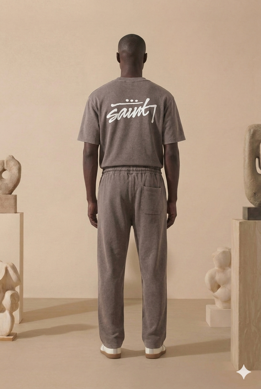 Pantalon Saints Washed Gris/Beige