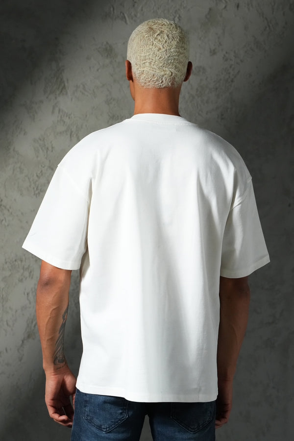 T-shirt FVCK Strass Blanc
