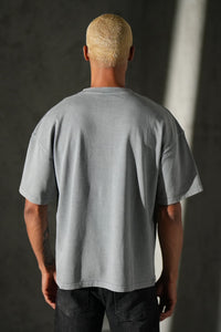 T-shirt Nightmare Strass Gris