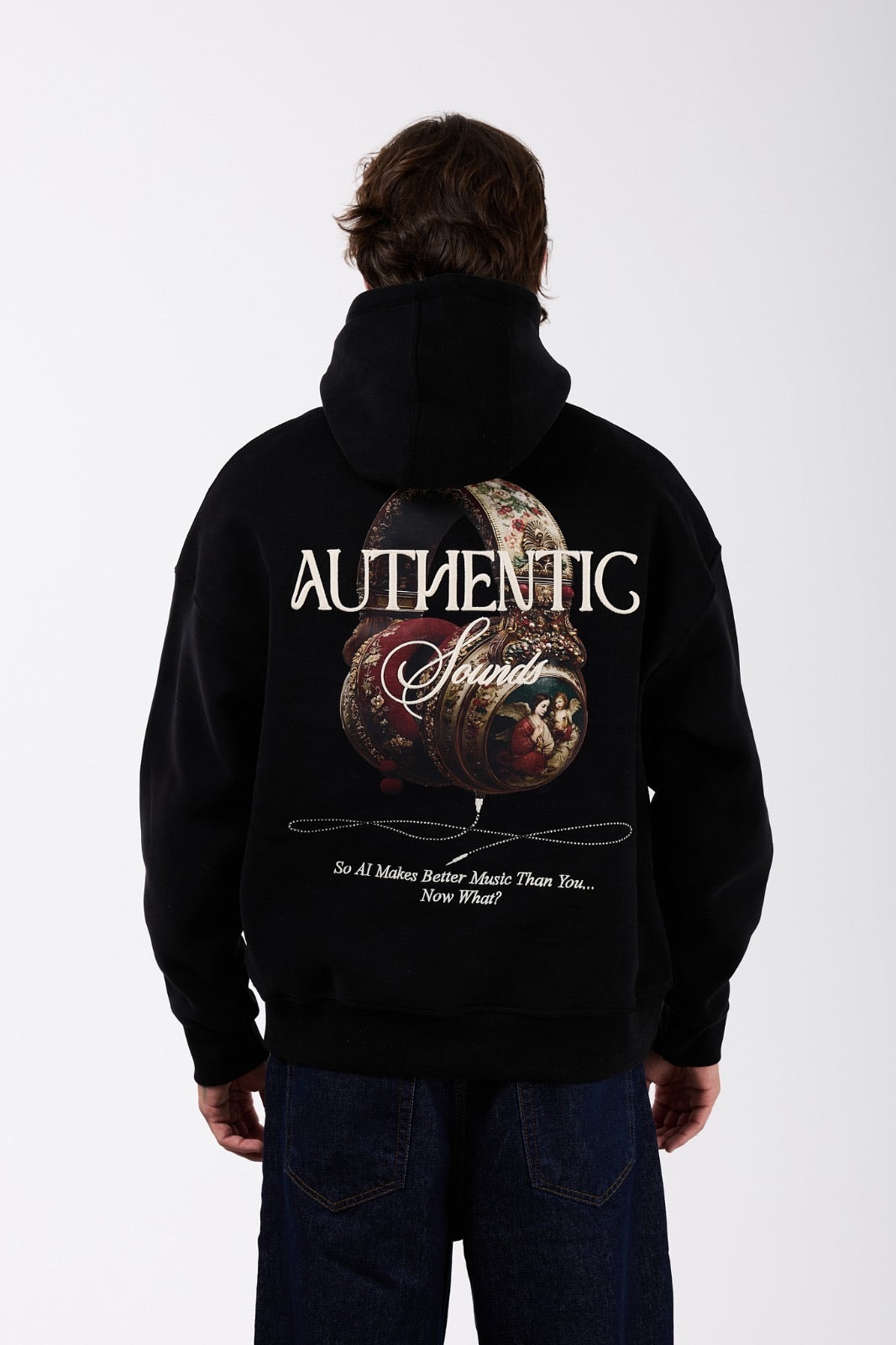 Hoodie Authentic Sounds Noir