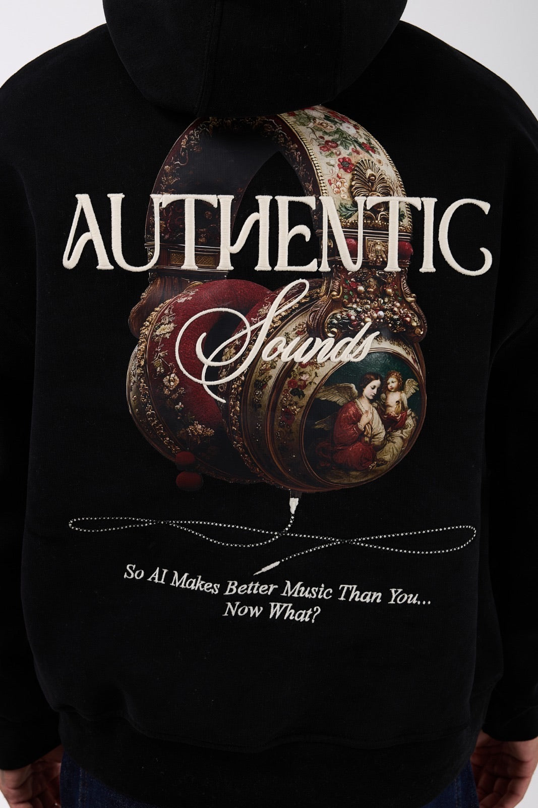 Hoodie Authentic Sounds Noir