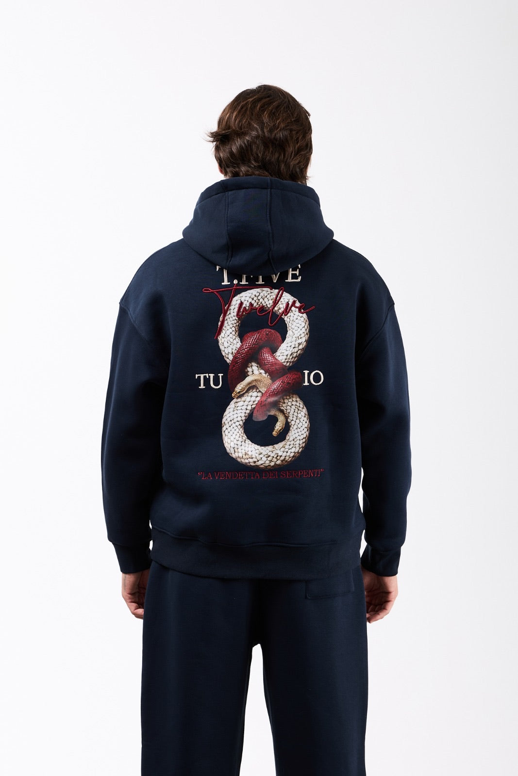 Hoodie Snake Marine