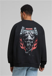 Sweat-shirt Fire Ghost Noir