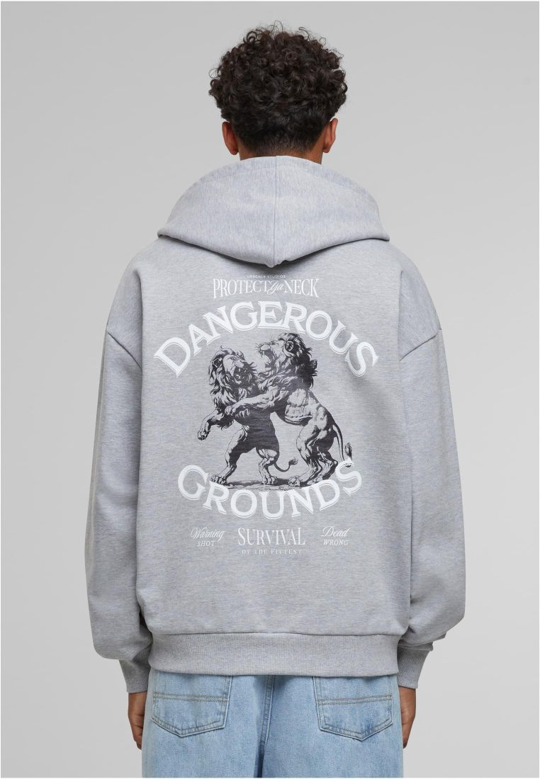 Veste Zip Dangerous Grounds Gris