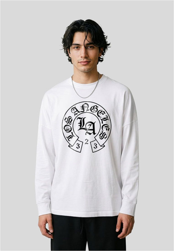 T-shirt LA Gothic Noir/Blanc