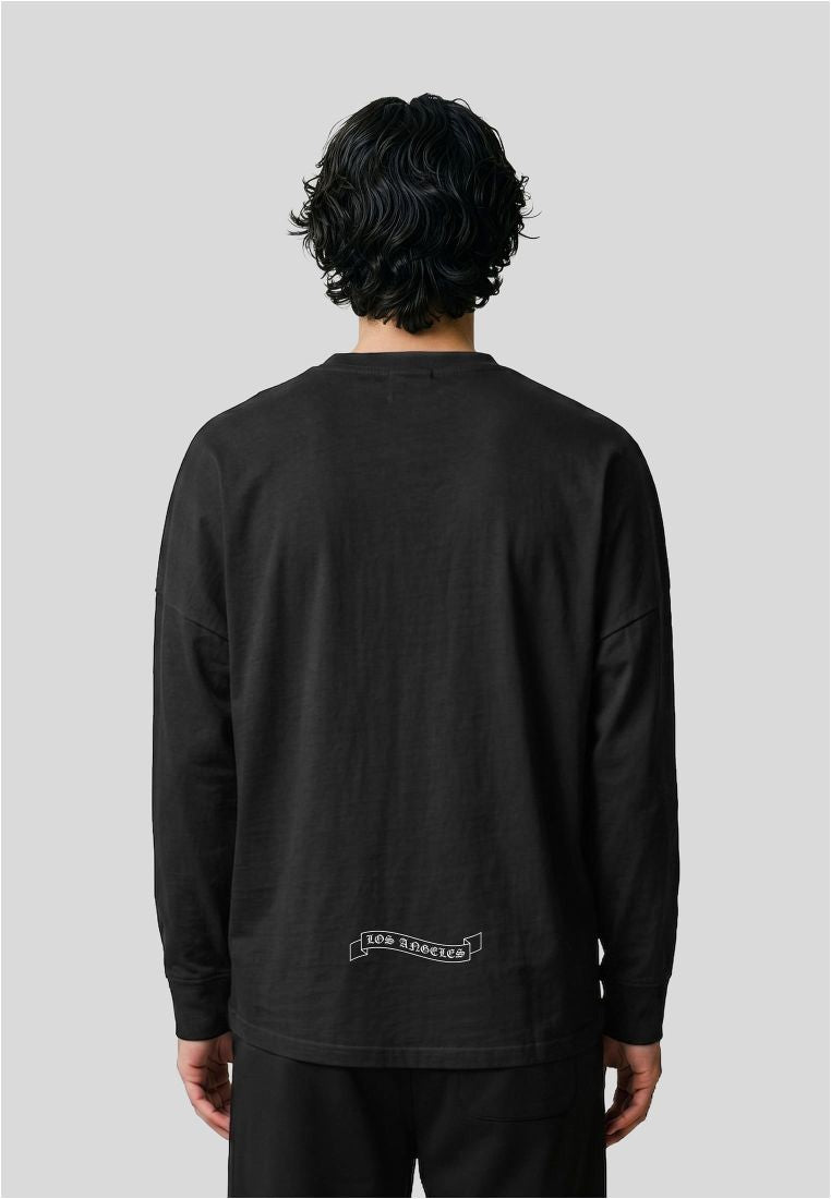 T-shirt LA Gothic Noir/Blanc