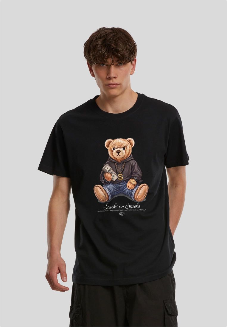 T-shirt Bear Noir/Blanc