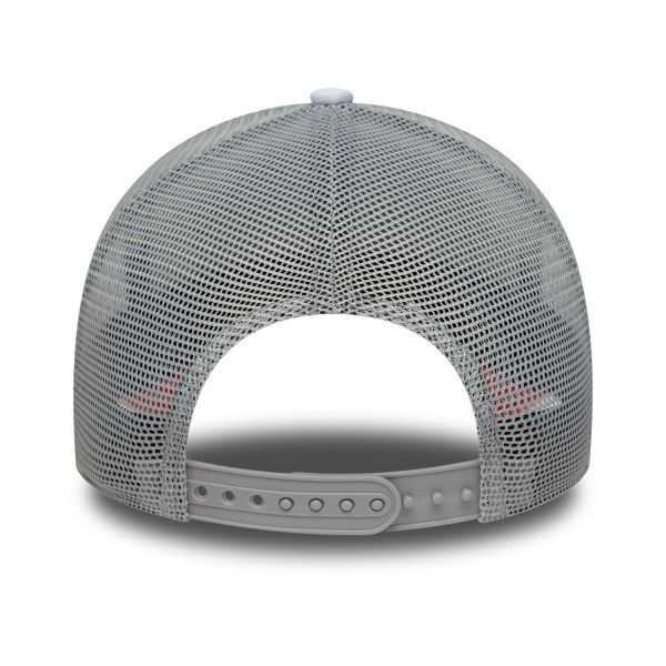 Casquette Trucker Capri Blanc/Orange/Gris