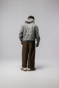 Hoodie Tribal Shapes Gris